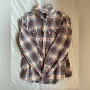 Carhartt Flannel Long-Sleeve Plaid Shirt